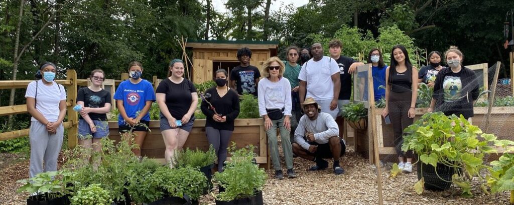 Readiness Institute learners visit Sunny's Garden